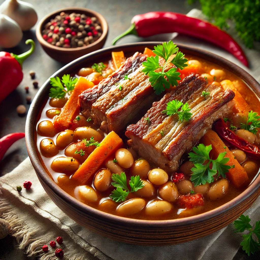 Recept za pasulj sa rebarcima